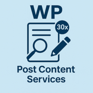 WP Post Content services x30, Keyword Research